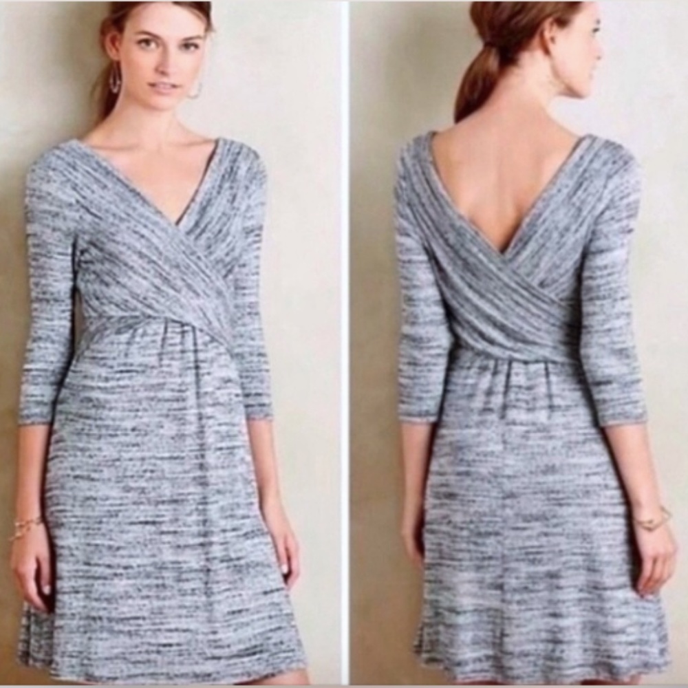 Anthropologie | Amadi Wrap Sweater Dress
